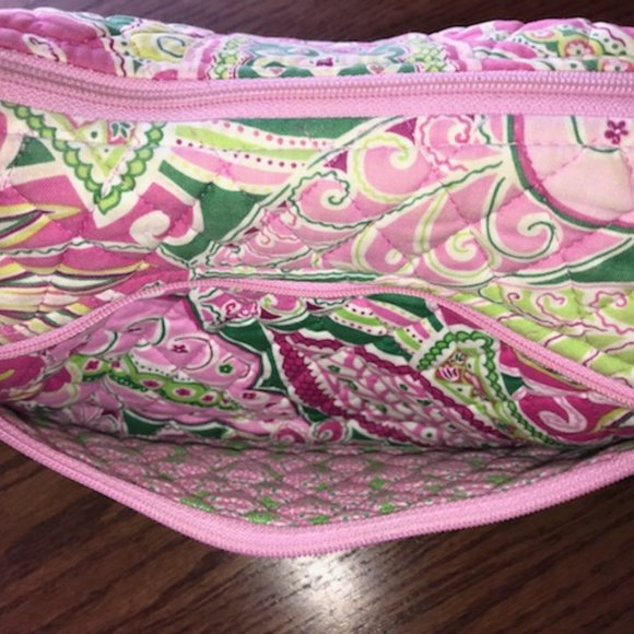 Pinwheel Pink Large Maggie Shoulder bag *RETIRED* perfect for electronic tablet - Picture 5 of 8